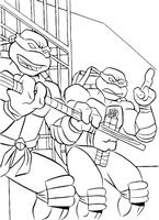 kolorowanki Wojownicze Żółwie Ninja Donatello numer  44